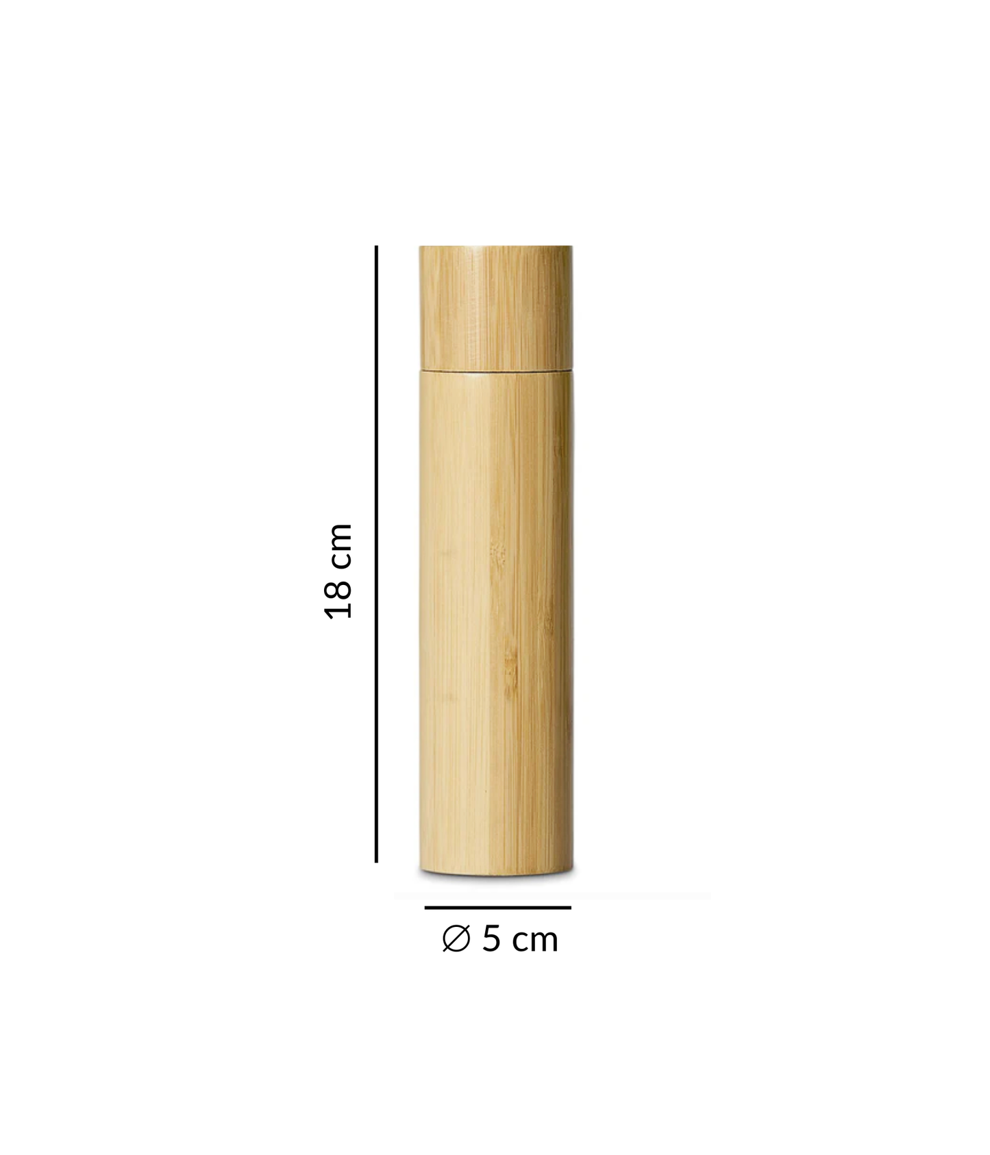 Bamboo salt/ pepper mill