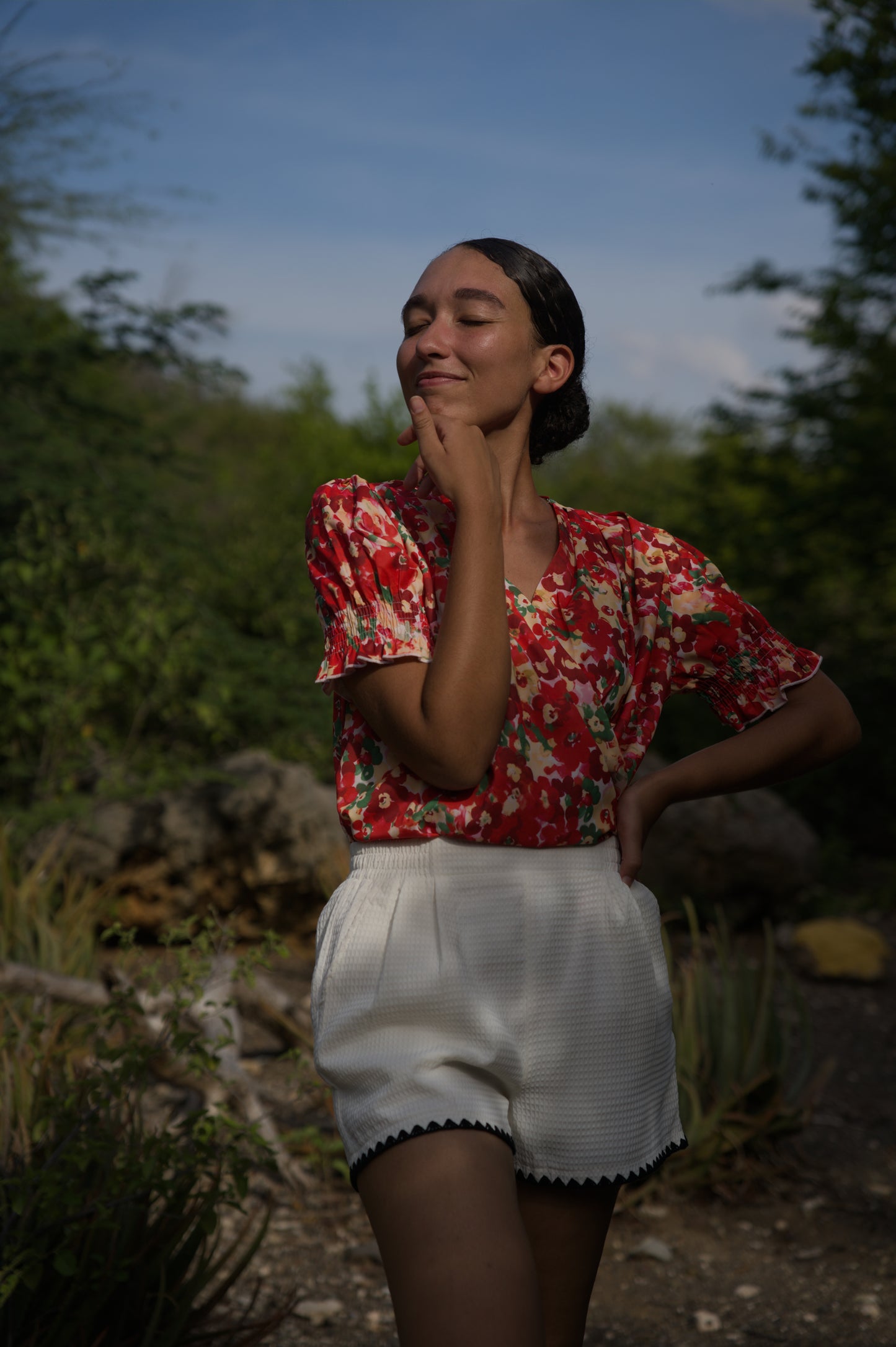 Floral blouse