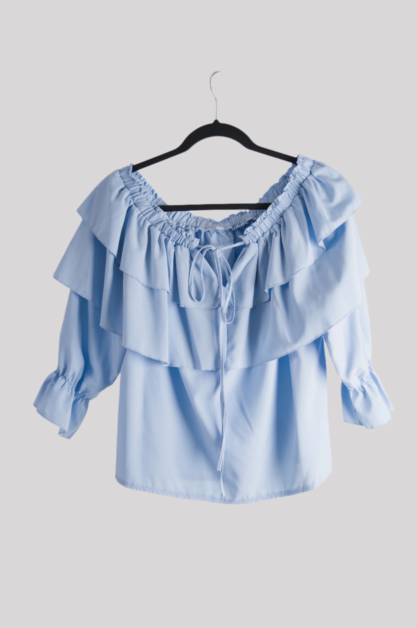 Light blue blouse