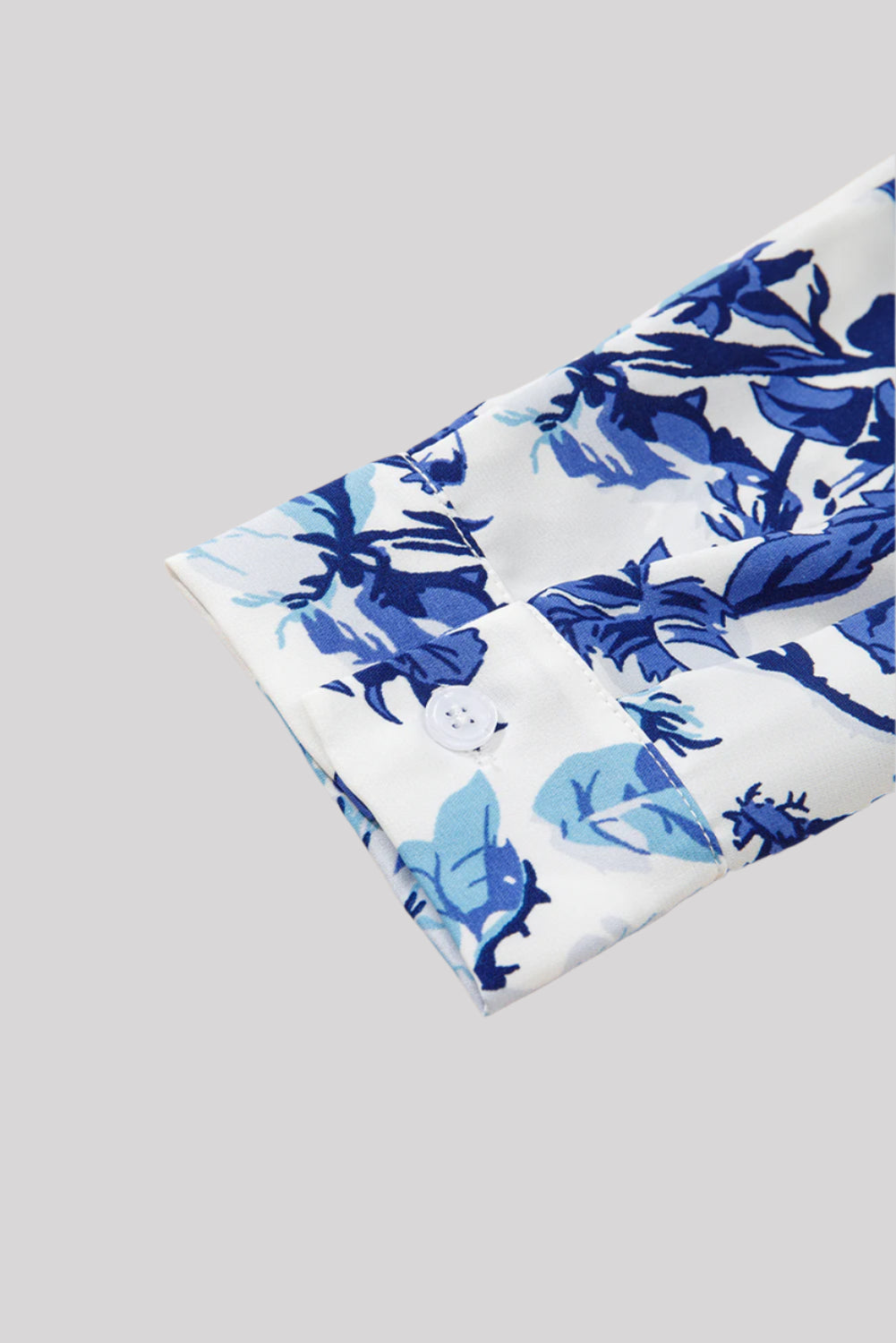 Blue and white blouse