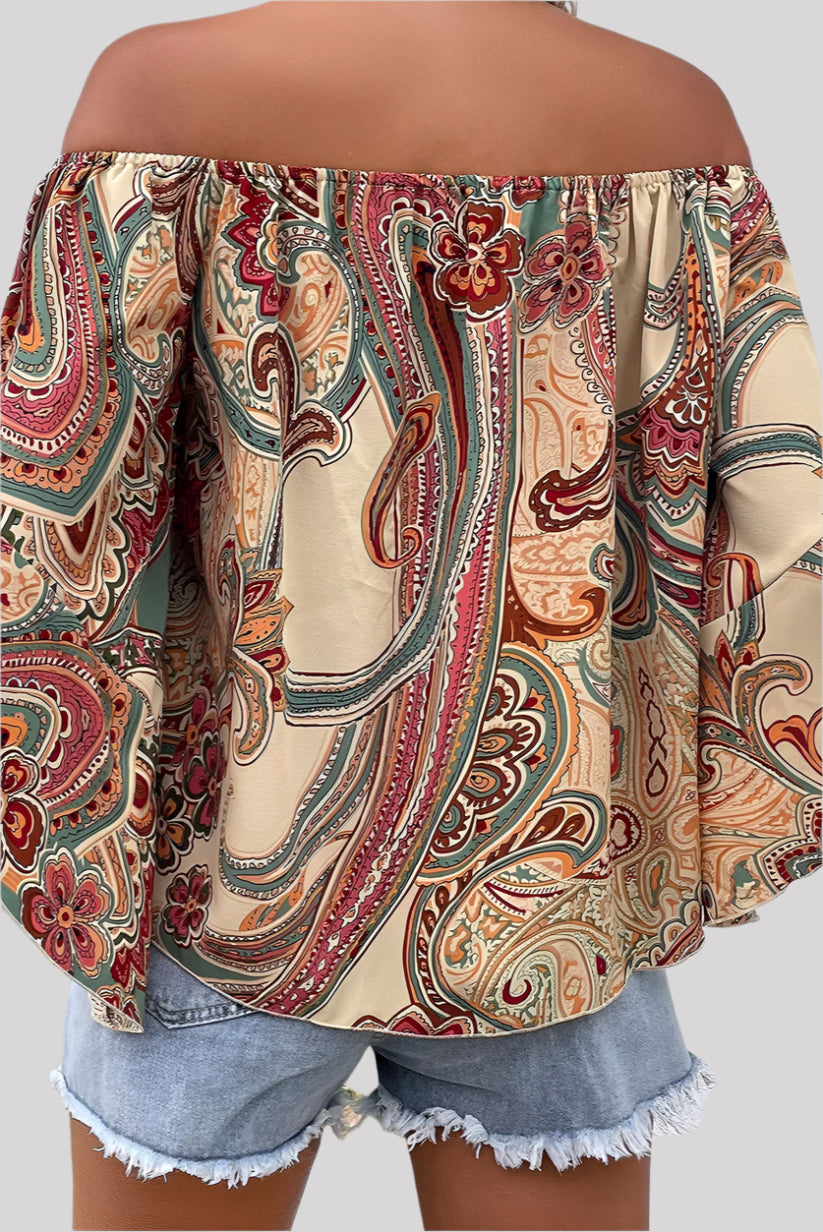 Earth colored blouse