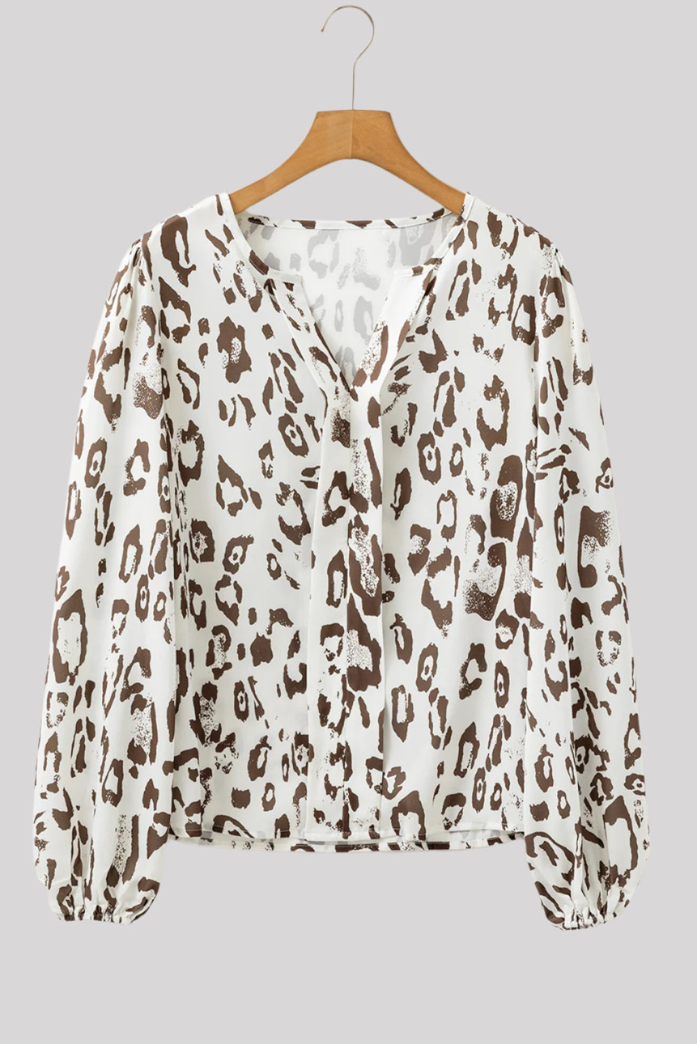 White printed blouse