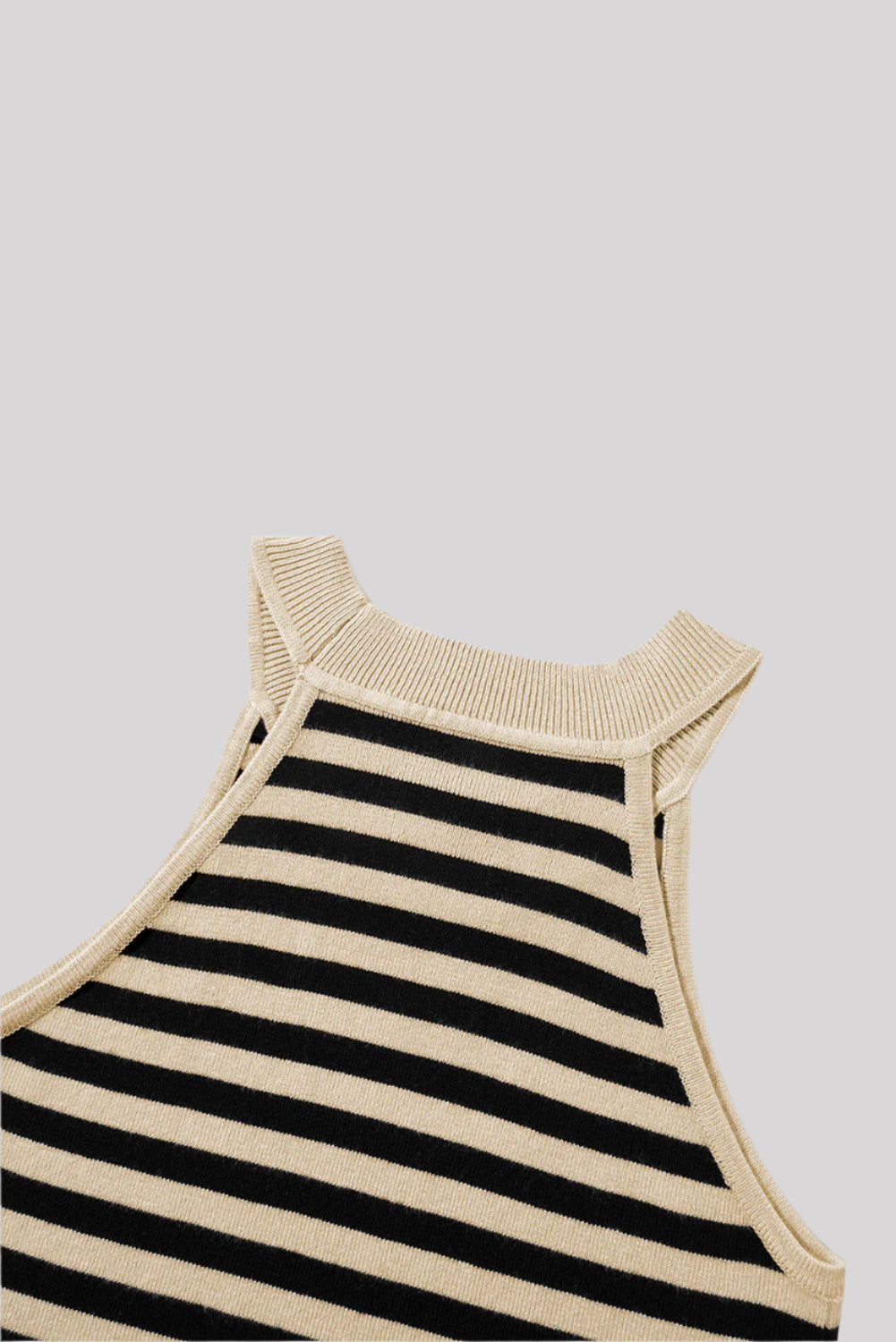 Sleeveless striped top
