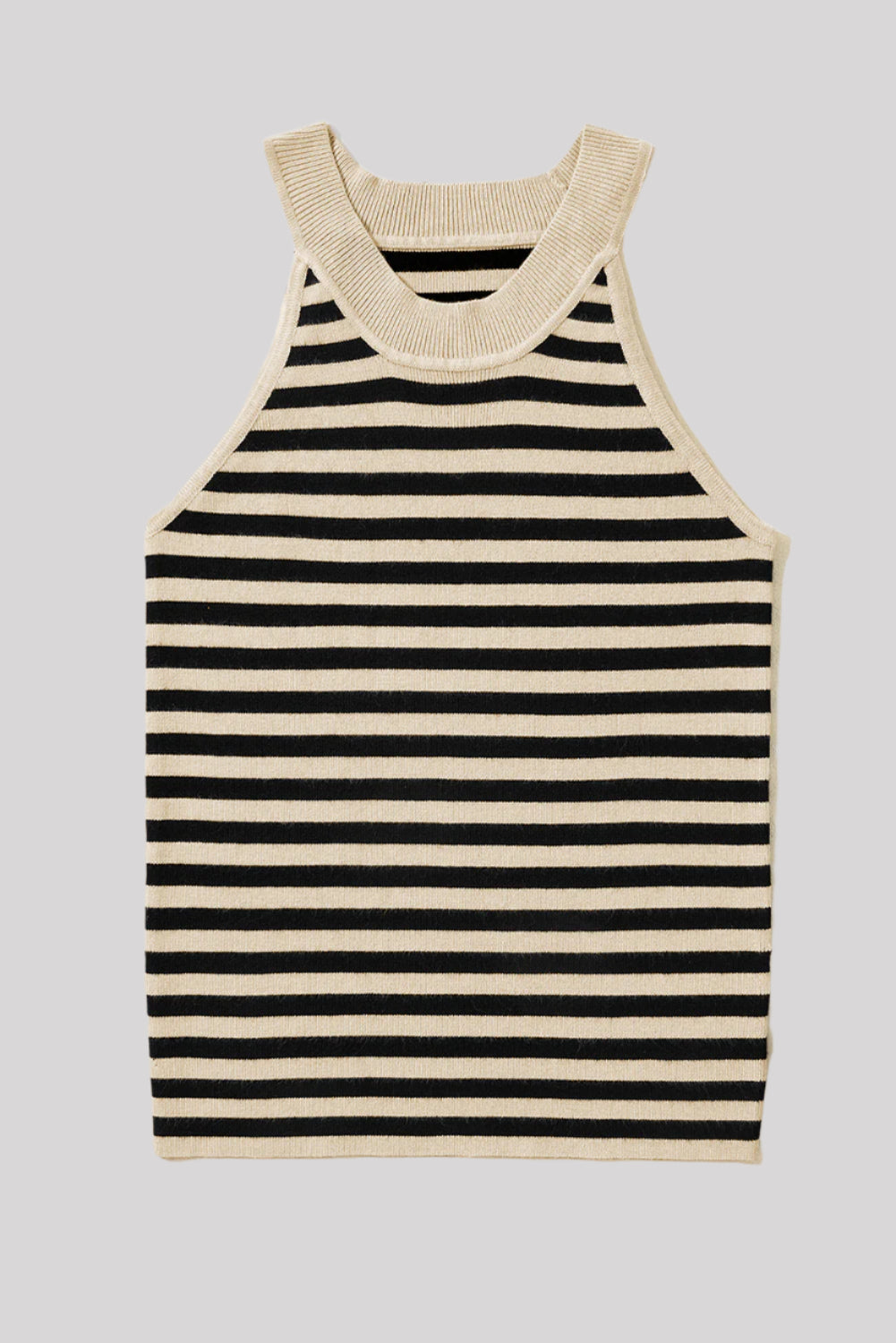 Sleeveless striped top