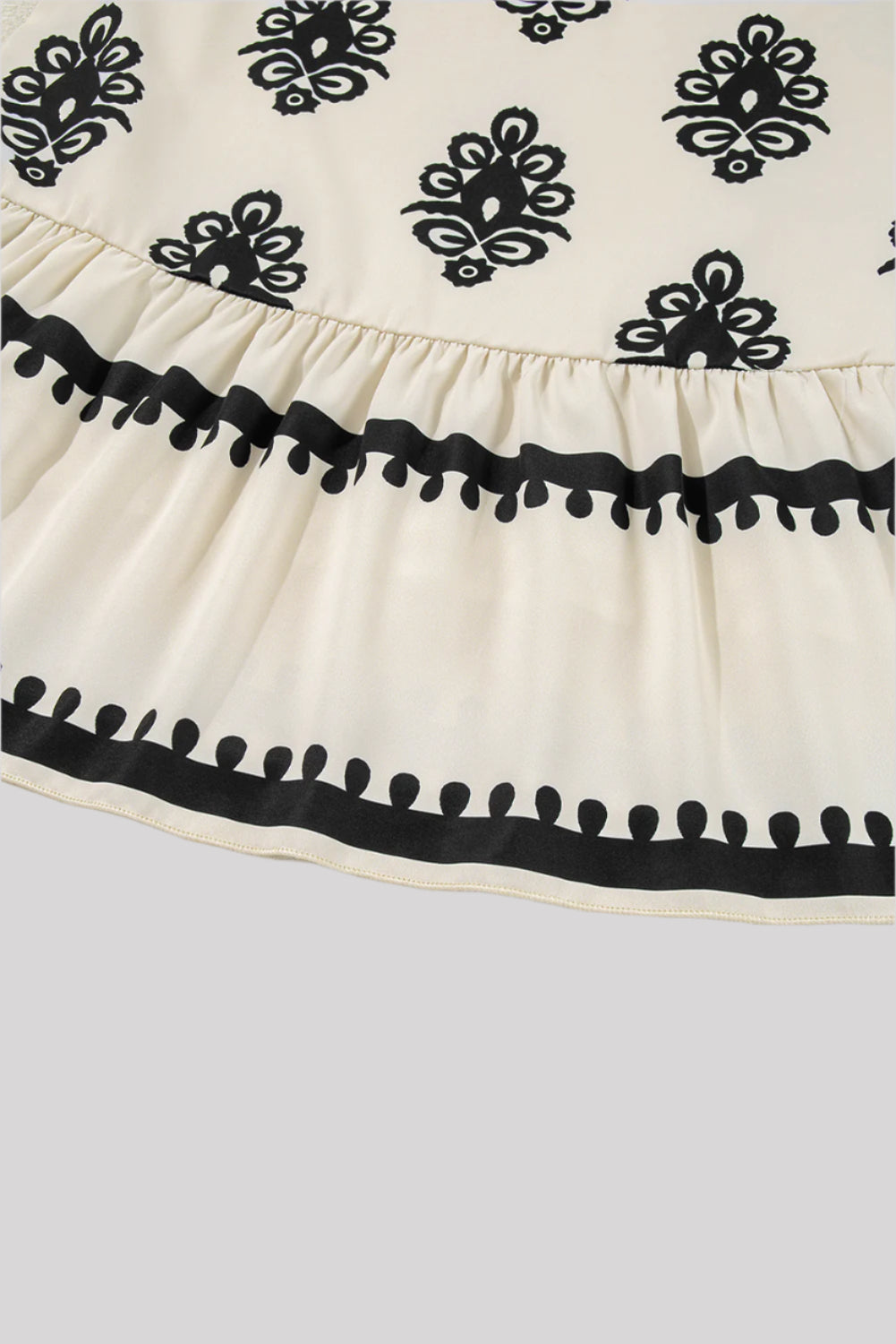 Black and white dress