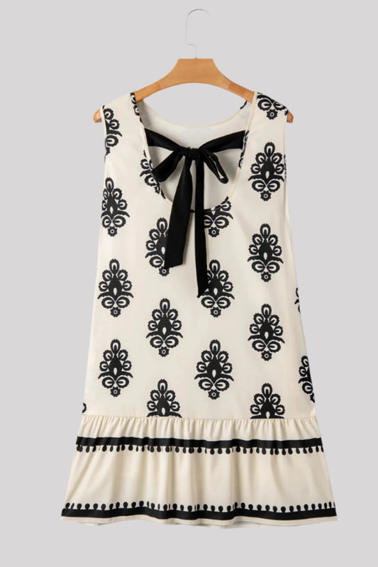 Black and white dress