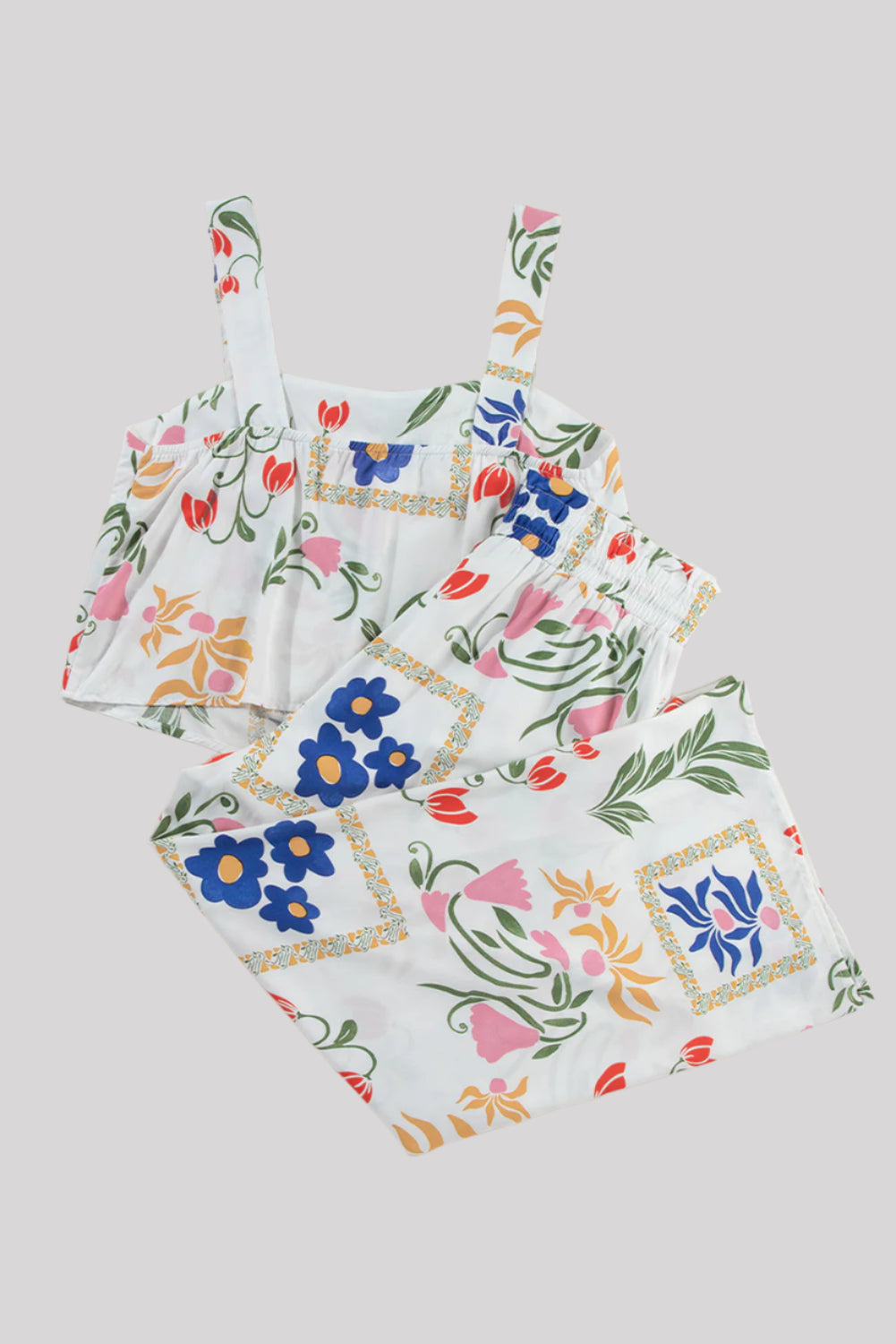 White floral 2 piece set