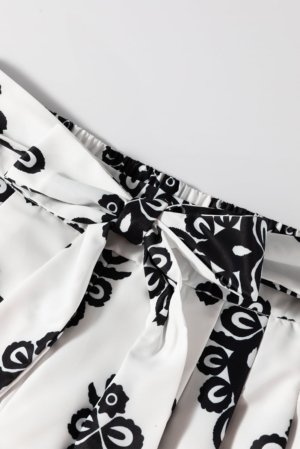 black and white short