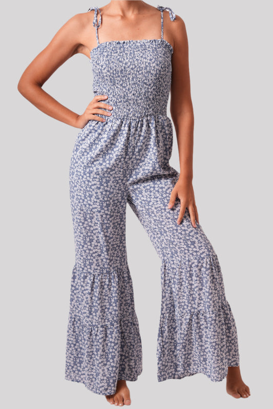 Flowered jumpsuit