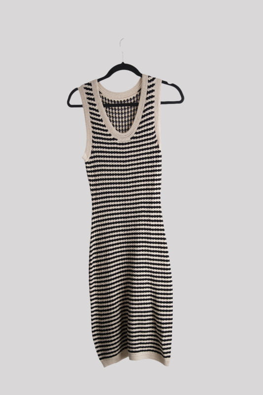 Striped Silhouette dress