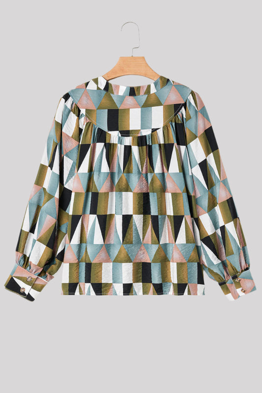 Mosaic blouse