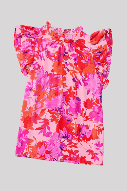 Pink Butterfly Blouse