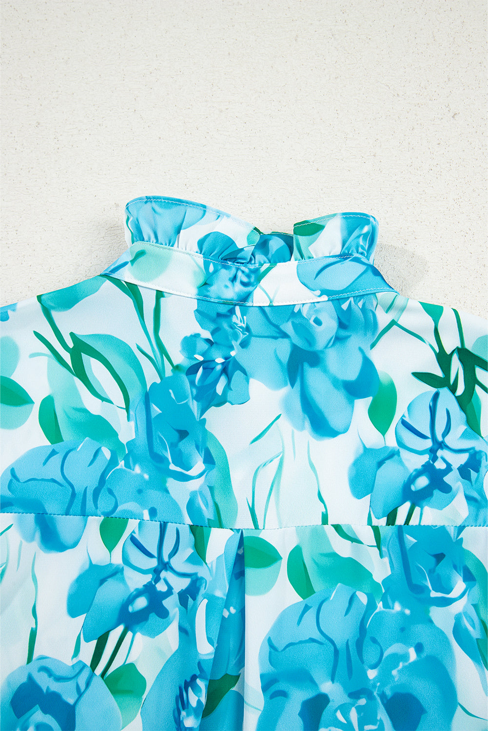 Light blue floral blouse