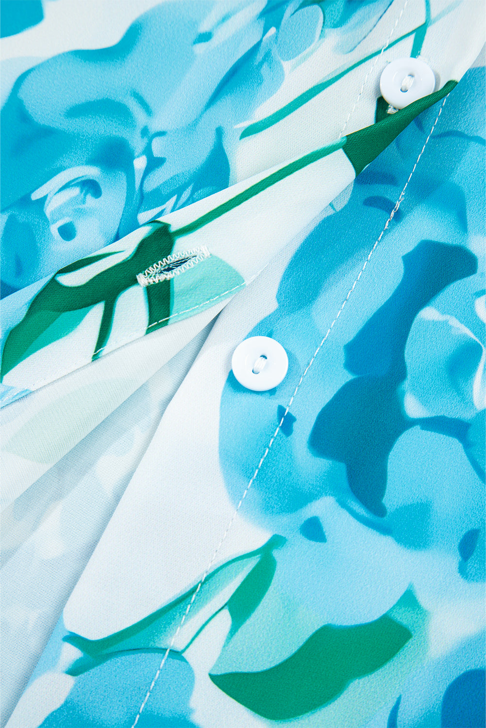 Light blue floral blouse