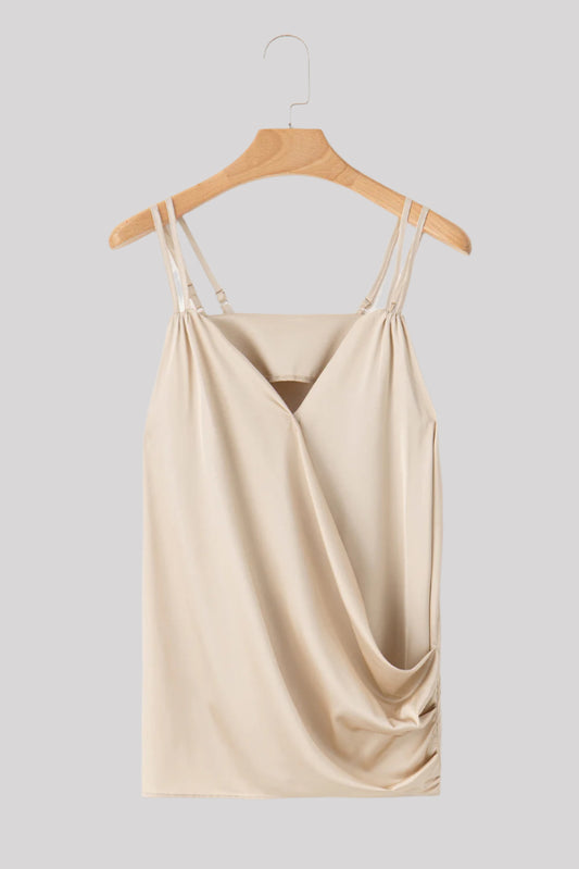Satin tank top