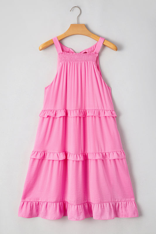 Bubble gum short dress