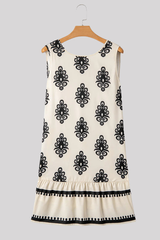 Black and white dress