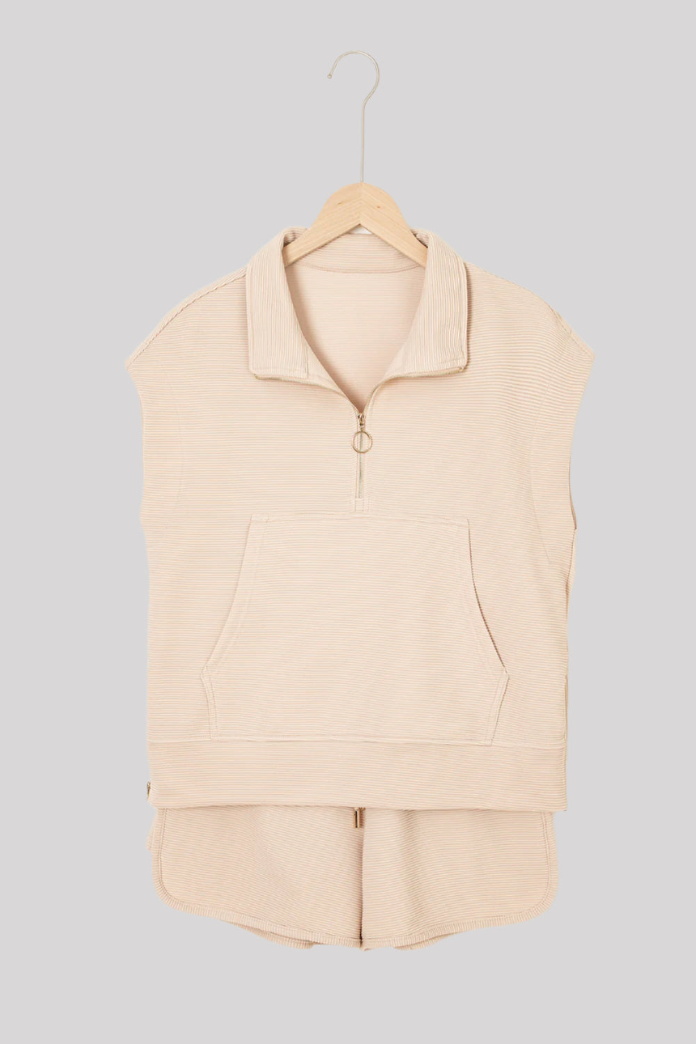 Beige short set