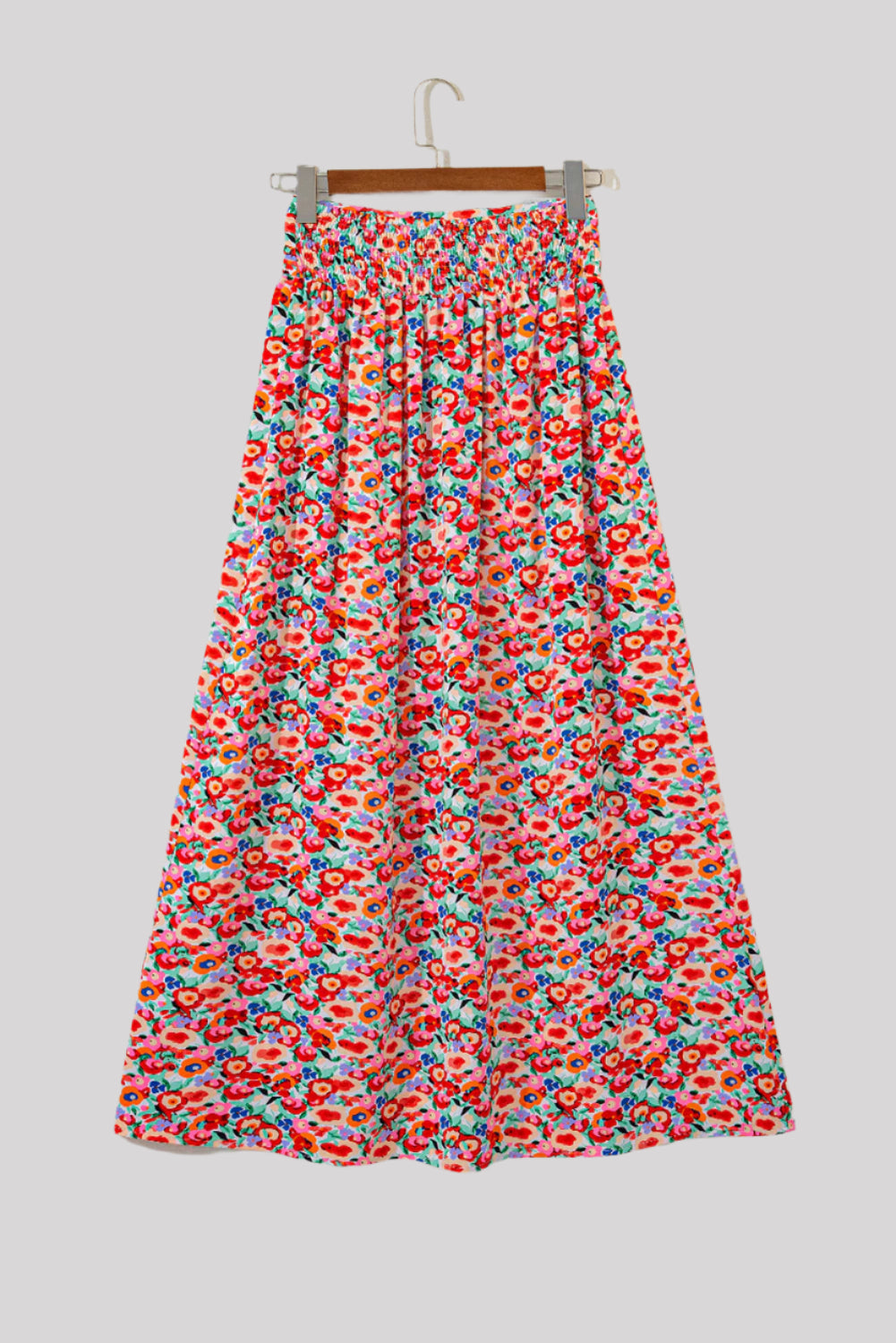 Multicolor floral long skirt