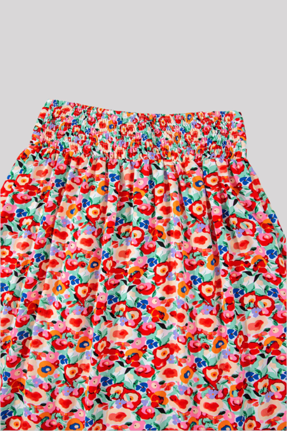 Multicolor floral long skirt