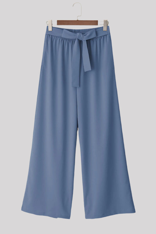 Flowy Waist-tie Pants