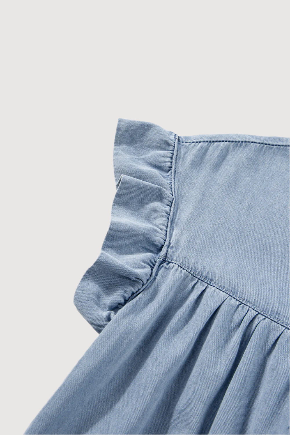Mini denim dress