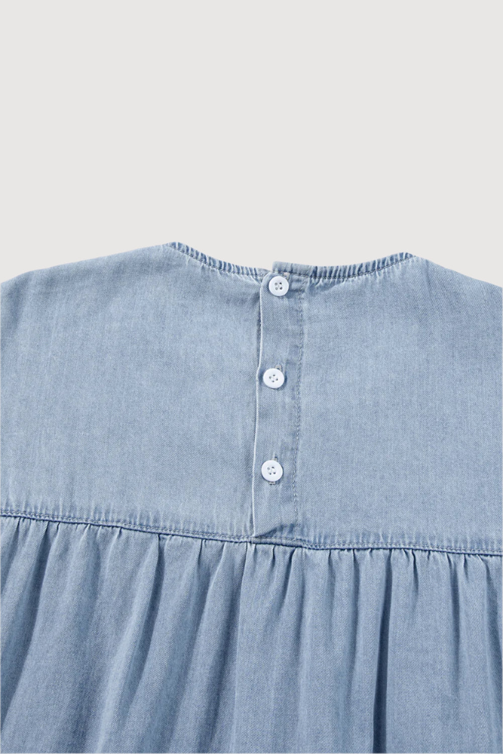 Mini denim dress