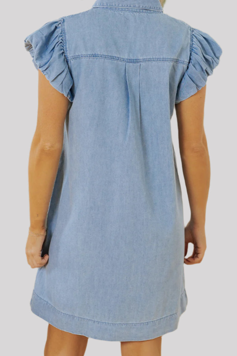 Denim dress-light