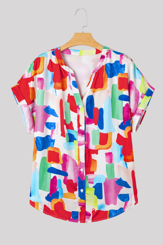 Canvas color blouse