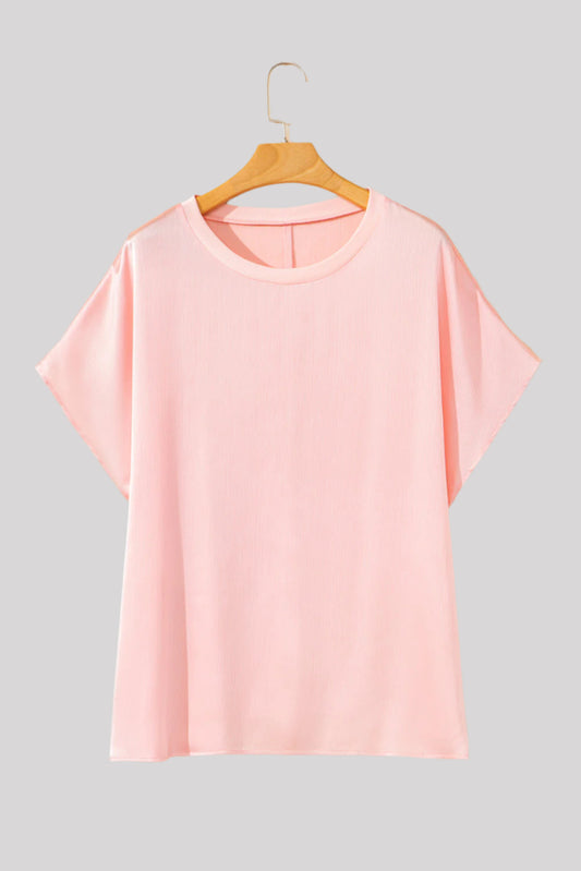 light pink blouse