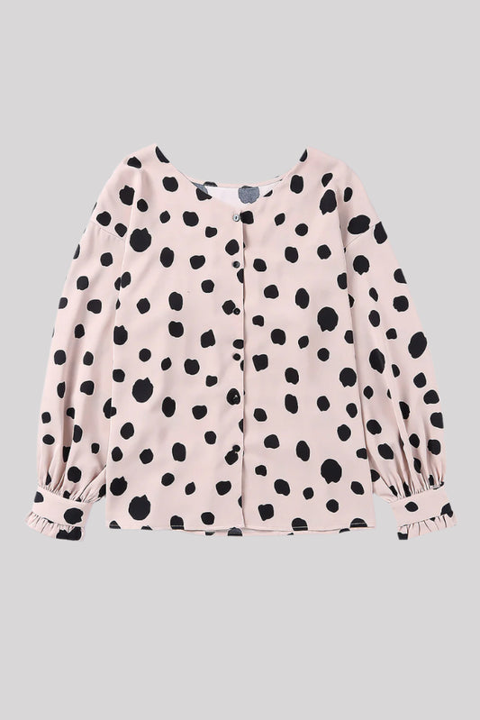 Polka dot blouse