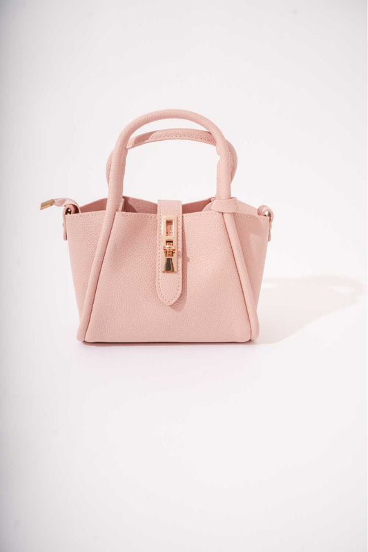 Medium handbag - white and pink