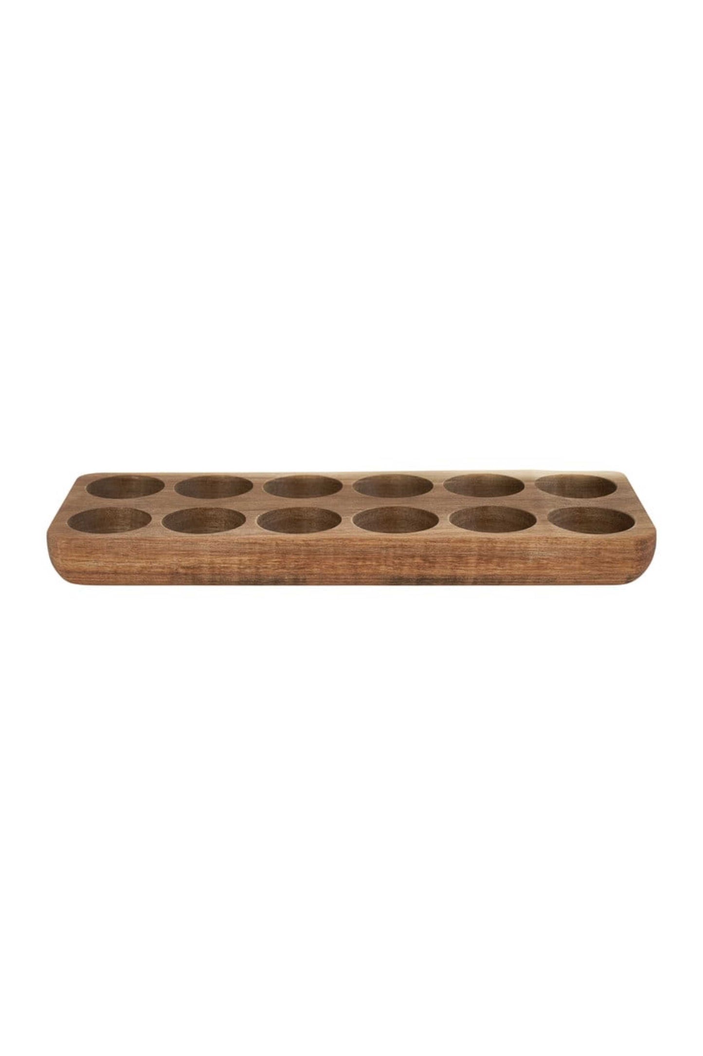 Acacia wood egg holder